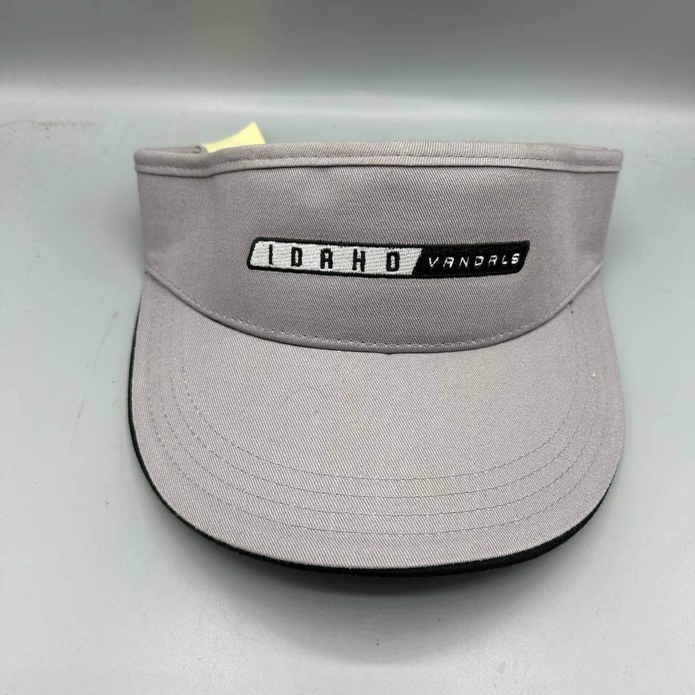 Idaho Vandals Visor Hat Men Gray The Game Strap Back Cap Cotton New
